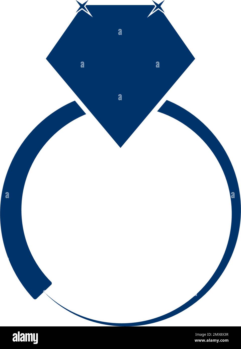 Diamond Ring icon vector design template illustration Stock Vector