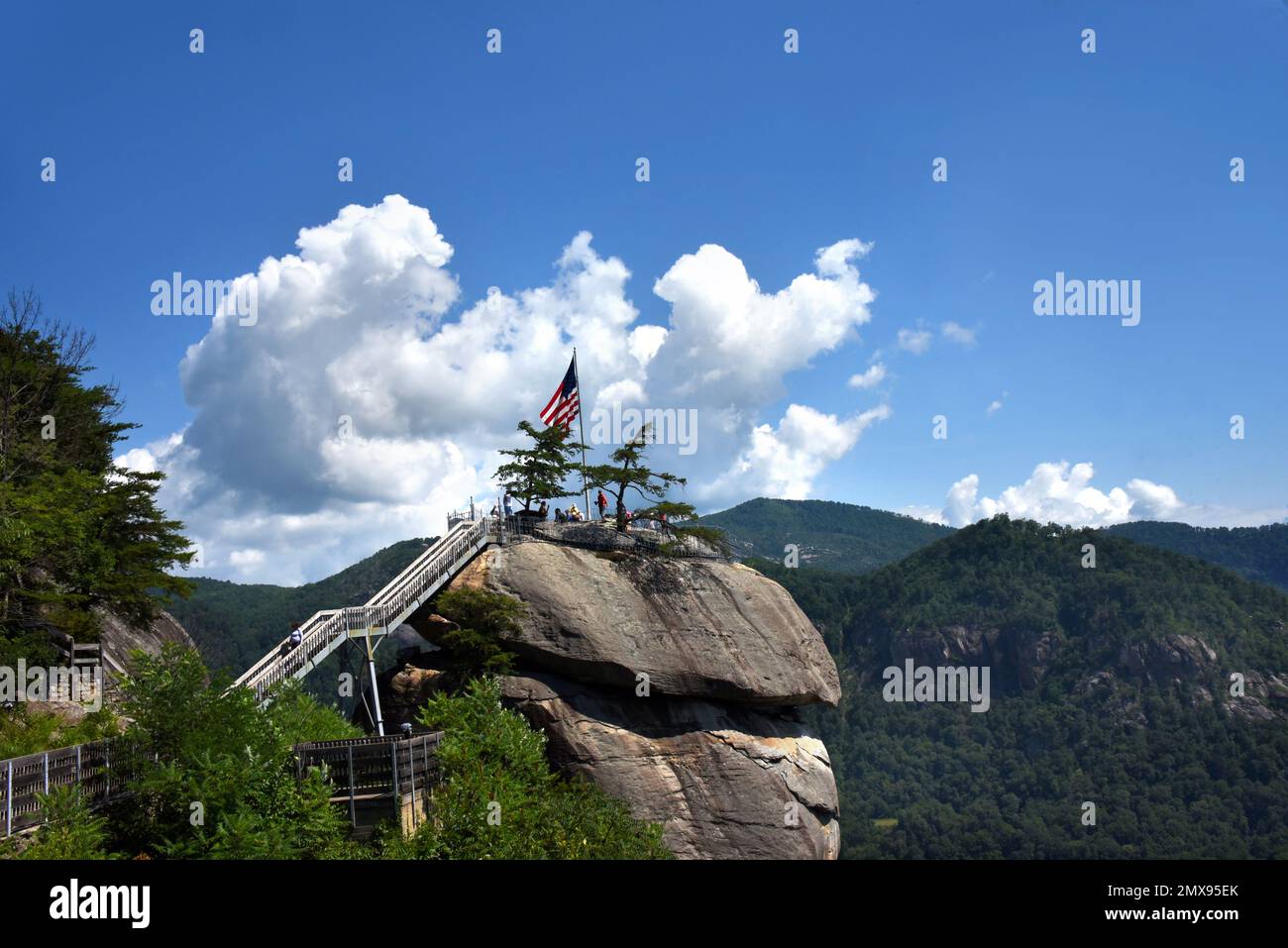 Chimney rock american flag hi-res stock photography and images - Alamy