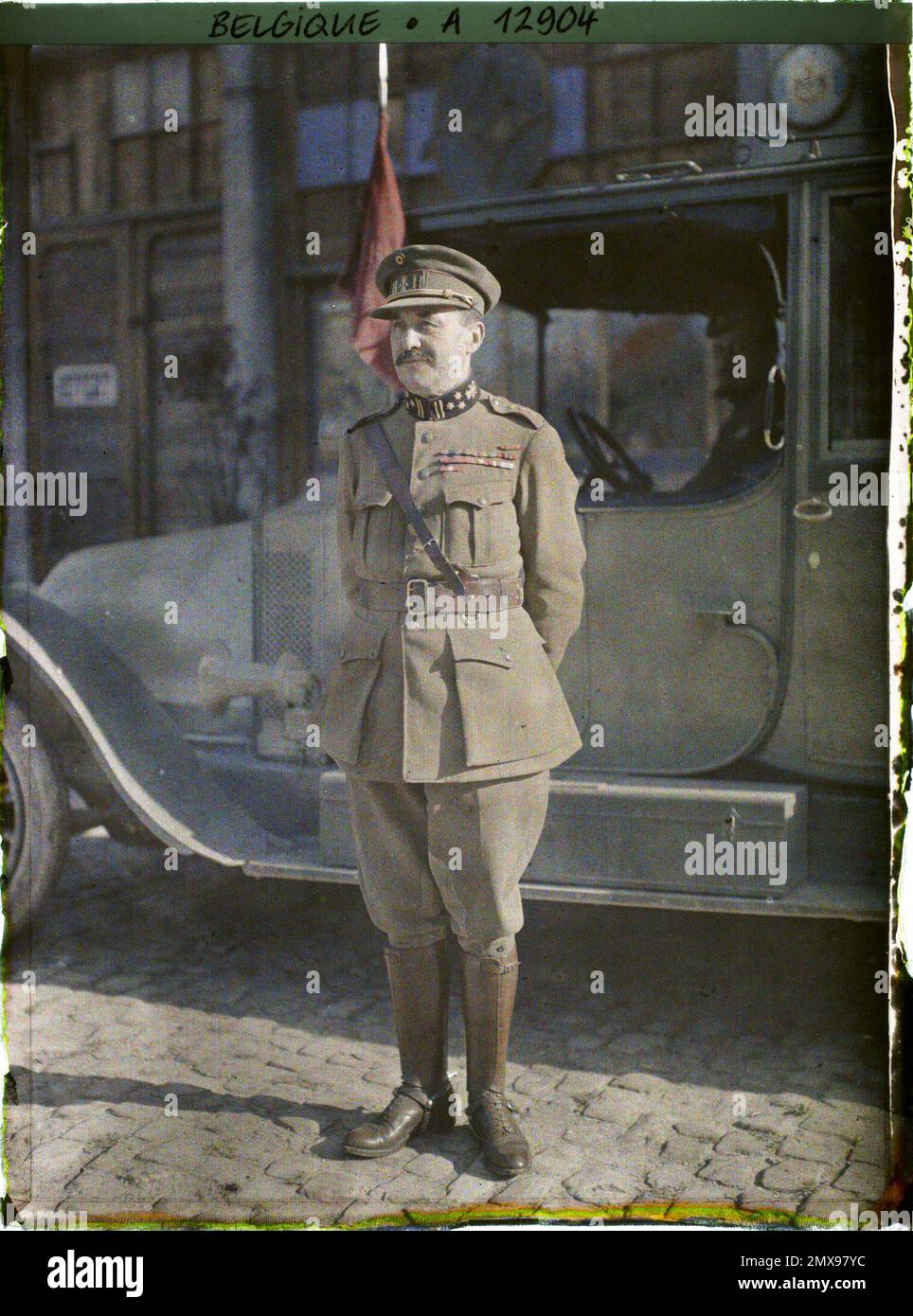 Furnes, Belgium , 1917 - North of France, Belgium - Paul Castelnau (photographic section of the armies) - (September 1-5) Stock Photo