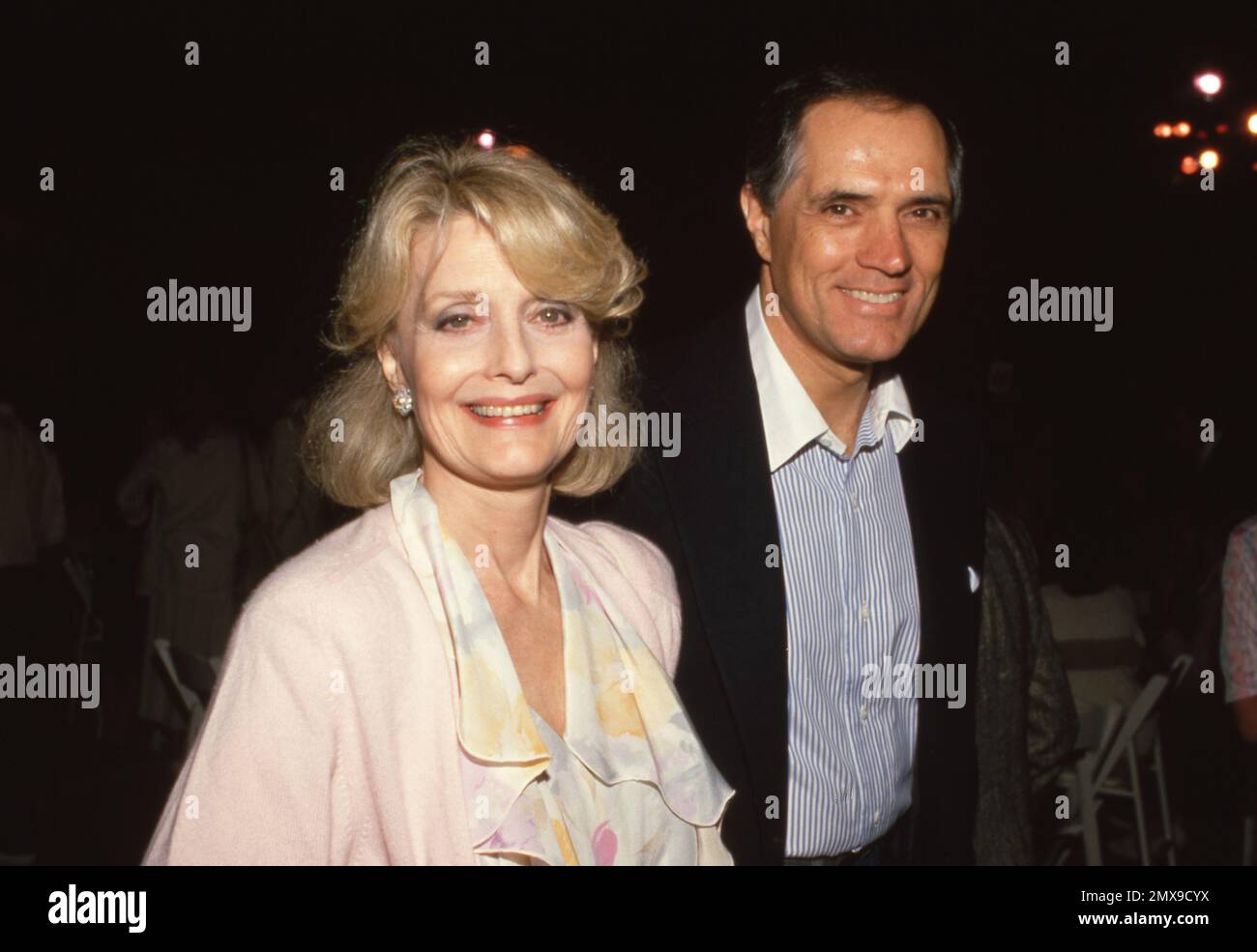 Constance Towers and John Gavin July 1988 Credit: Ralph Dominguez