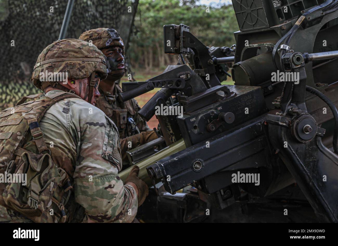 U.S. Army Soldiers with 2nd Battalion, 11th Field Artillery Regiment