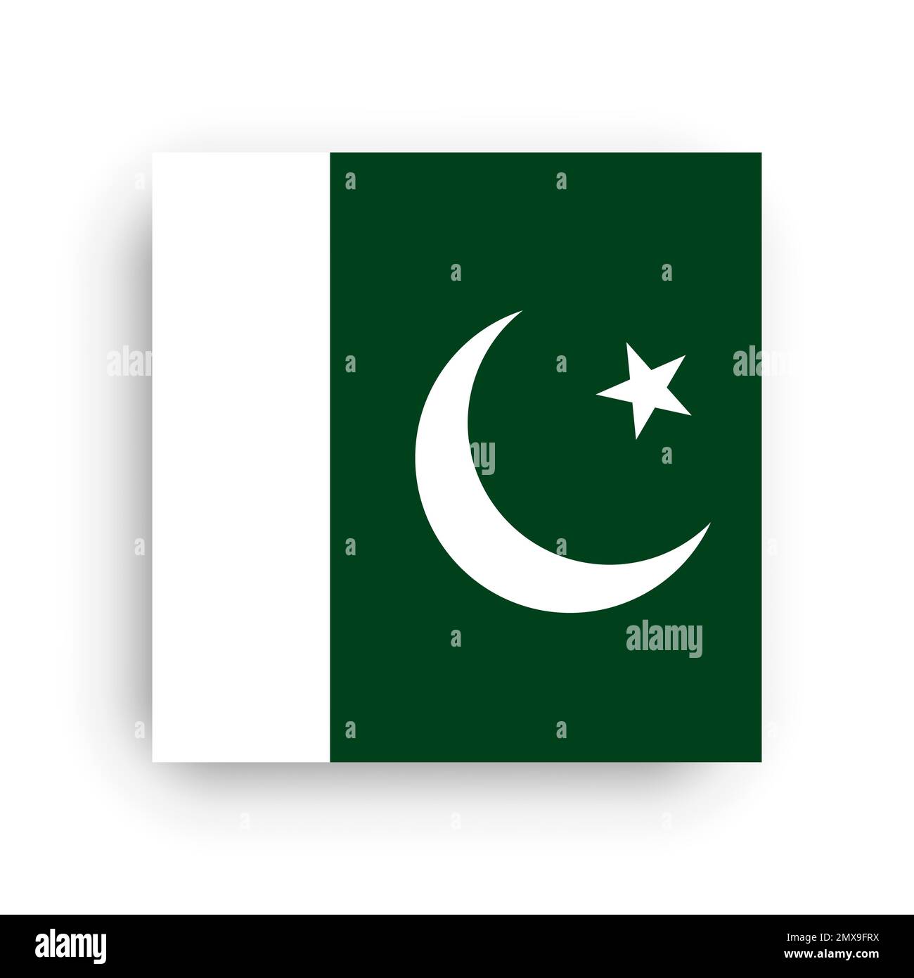 Pakistan flag 3d Stock Vector Images Alamy