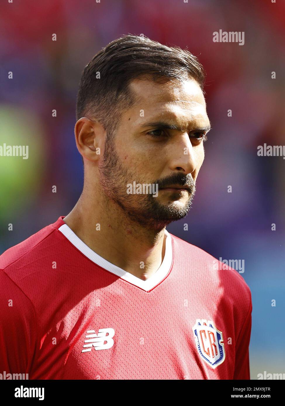 AL-RAYYAN Celso Borges of Costa Rica during the FIFA World Cup Qatar 2022 group E match between Japan and Costa Rica at Ahmad Bin Ali Stadium on November 27, 2022 in Al-Rayyan, Qatar. AP | Dutch Height | MAURICE OF STONE Stock Photo