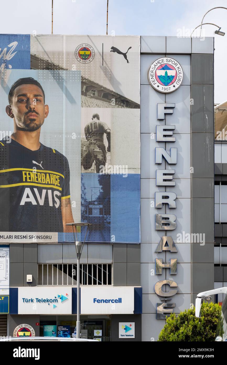 Ulker Fenerbahce Sukru Saracoglu Stadium, Kadikoy, Istanbul, Turkey Stock Photo