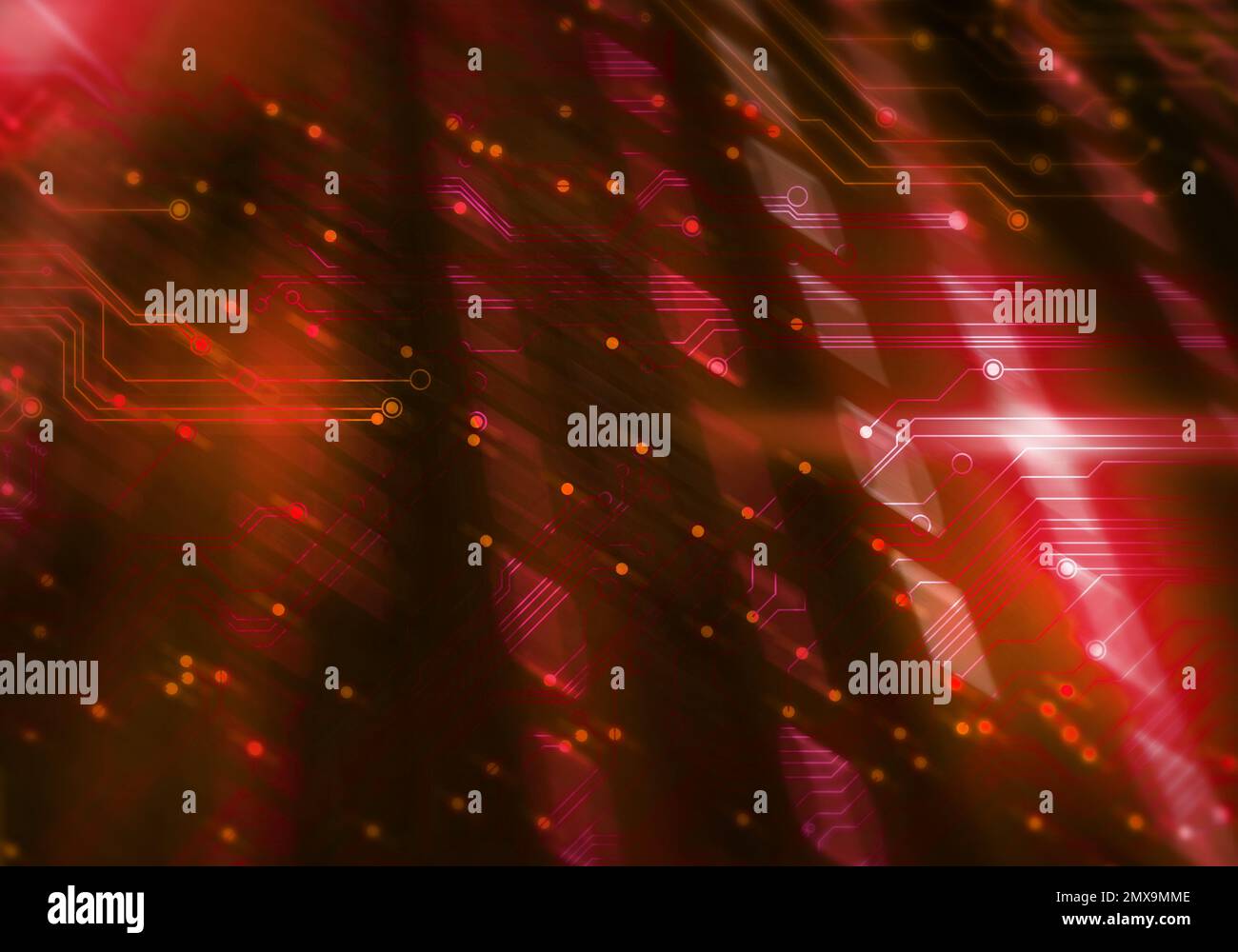 Electronics and technology. Circuit board pattern illustration Stock ...