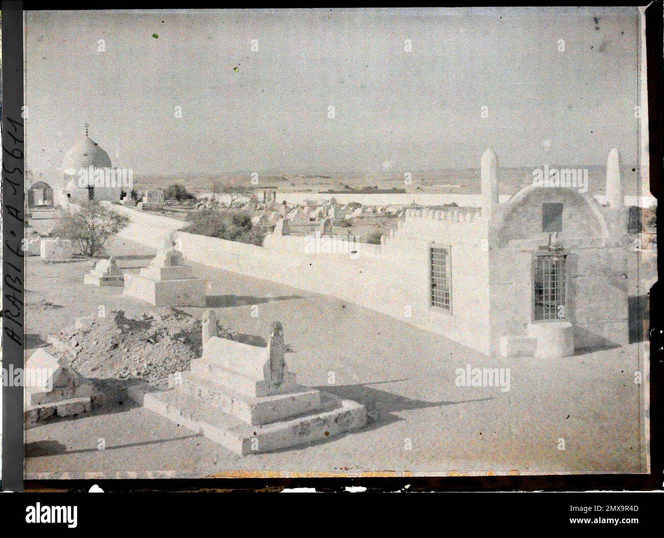 Djeddah, Arabia seen from the cemetery where the tomb of Eve is located