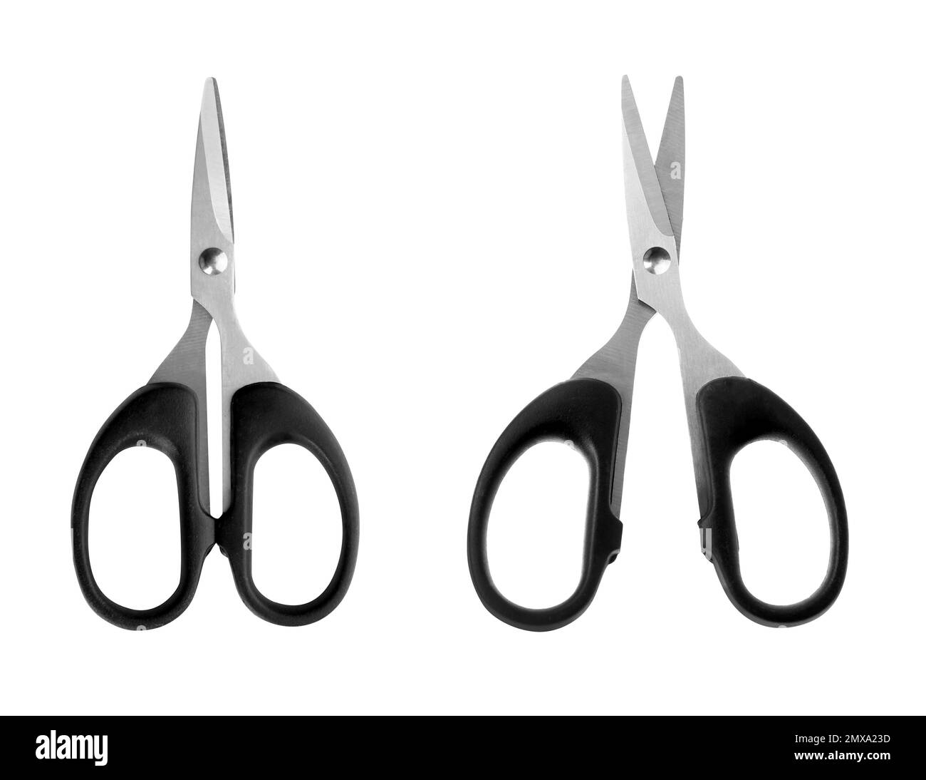 Scissors Top View Sharp scissors on white background, top view Stock Photo - Alamy