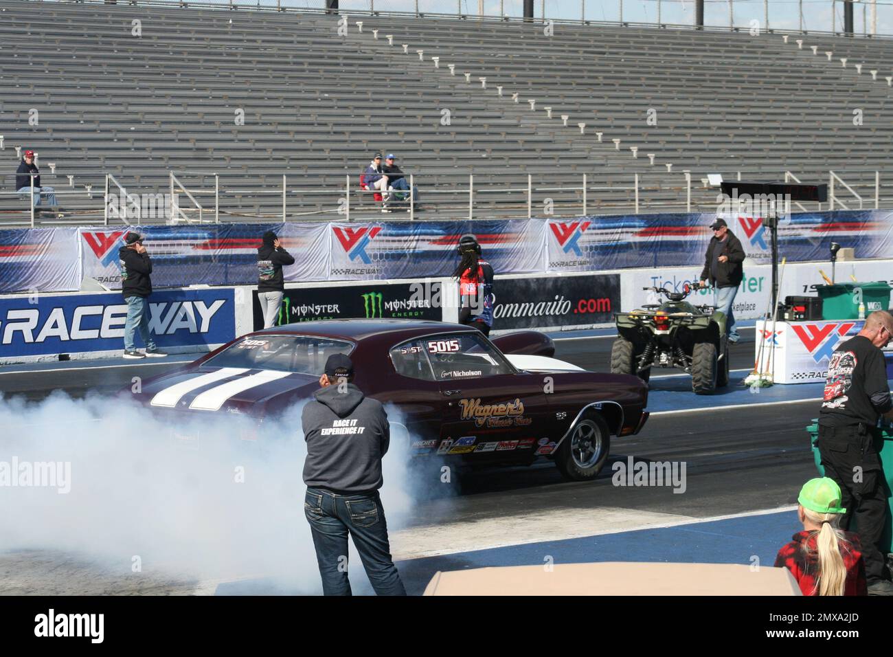 Drag Racing at WorldWide Technology Raceway hosting the 2022 Lucas Oil