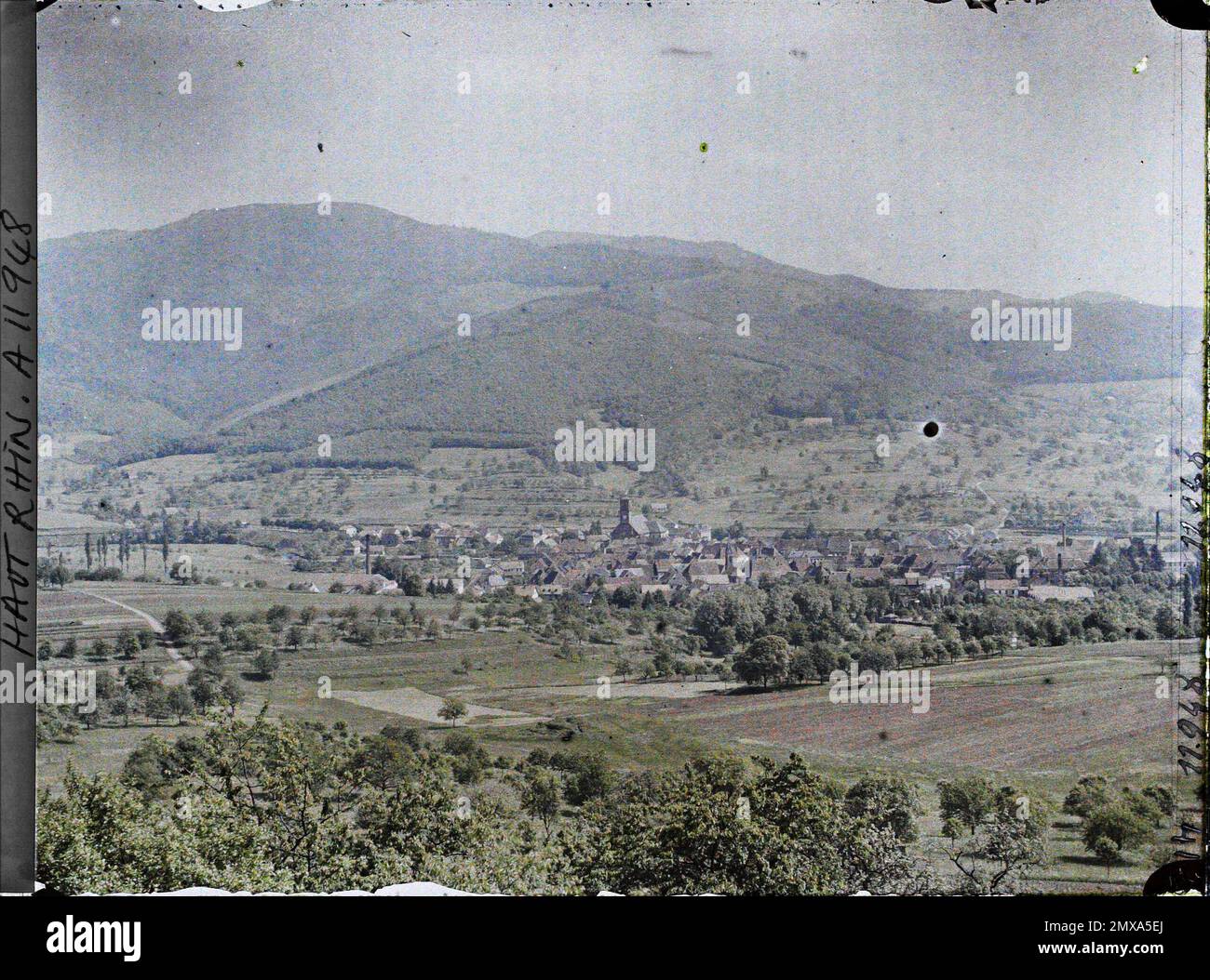 Masevaux, HautRhin, Alsace, France Panorama de Massevaux [masevaux