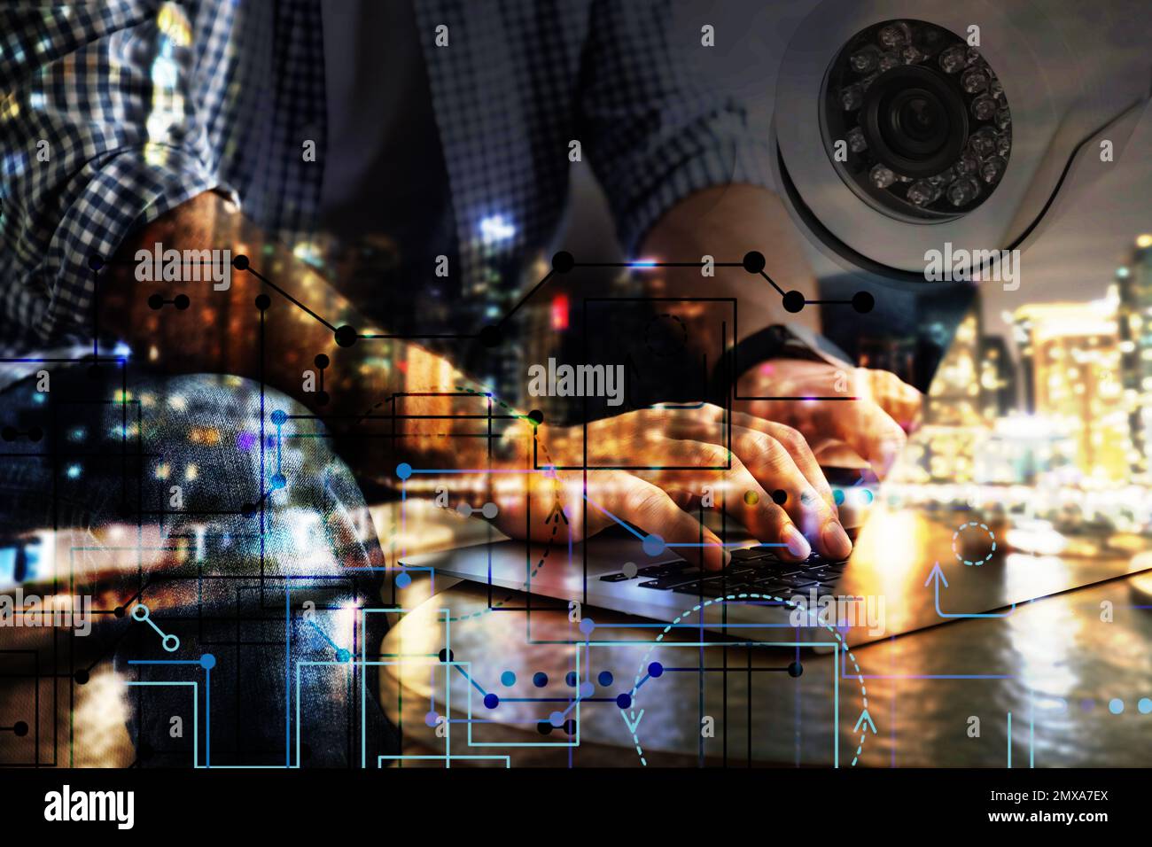 Laptop surveillance camera privacy concept hi-res stock photography and ...