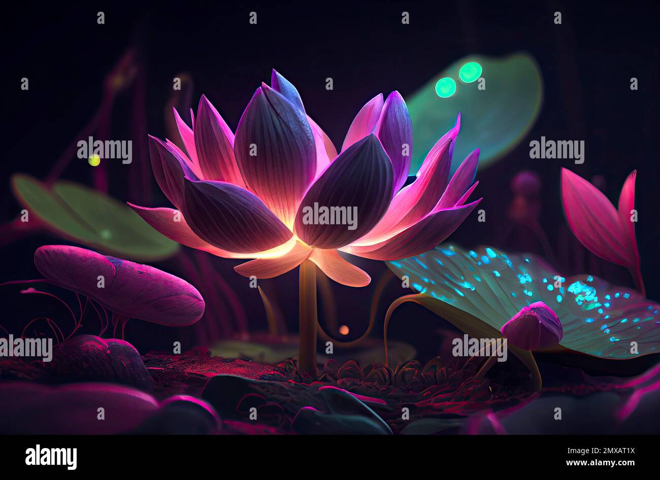 Lotus wallpaper hi-res stock photography and images - Alamy