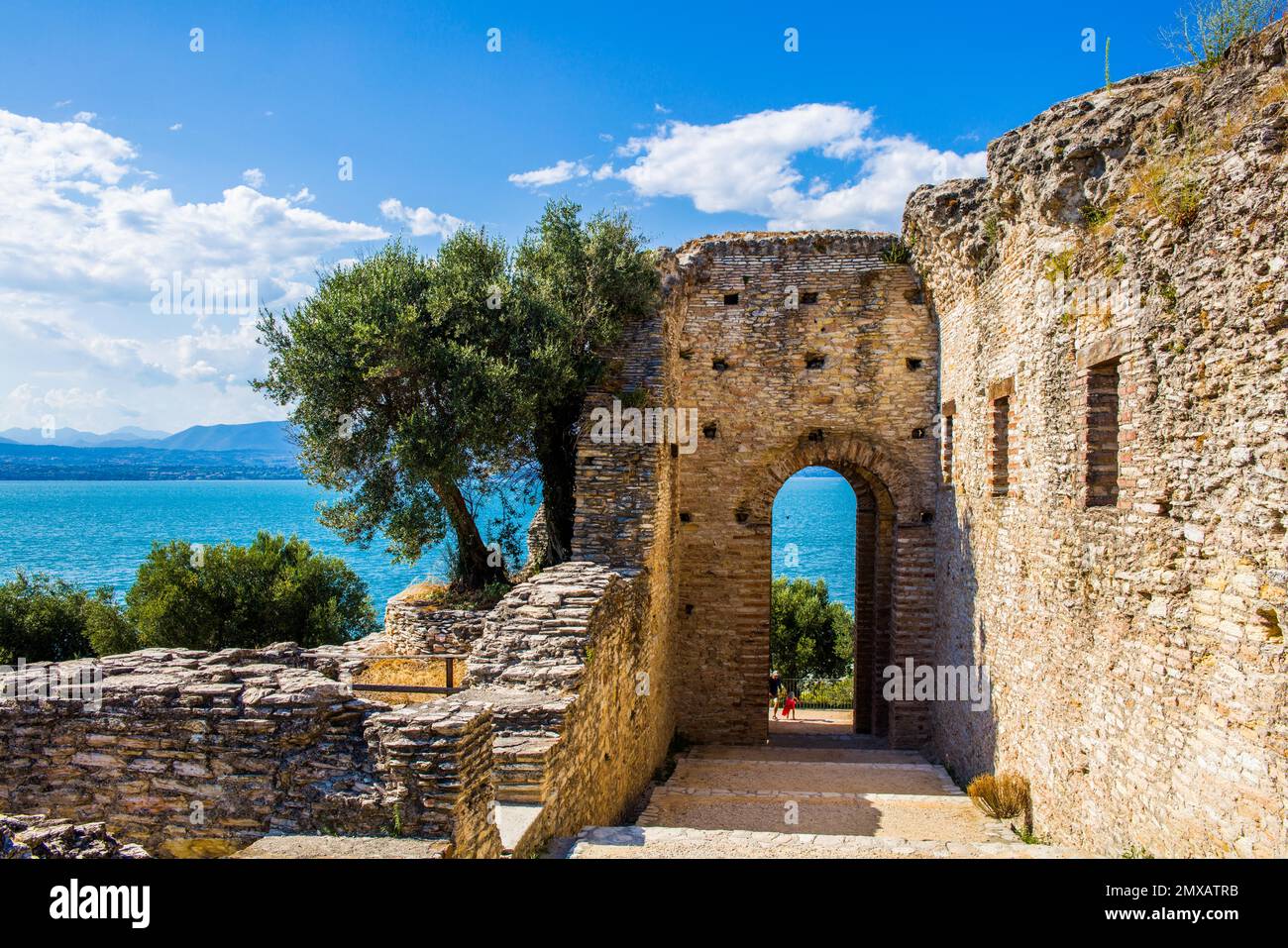 Caves of Catullus, ruins of a Roman villa, 1st century AD Sirmione ...