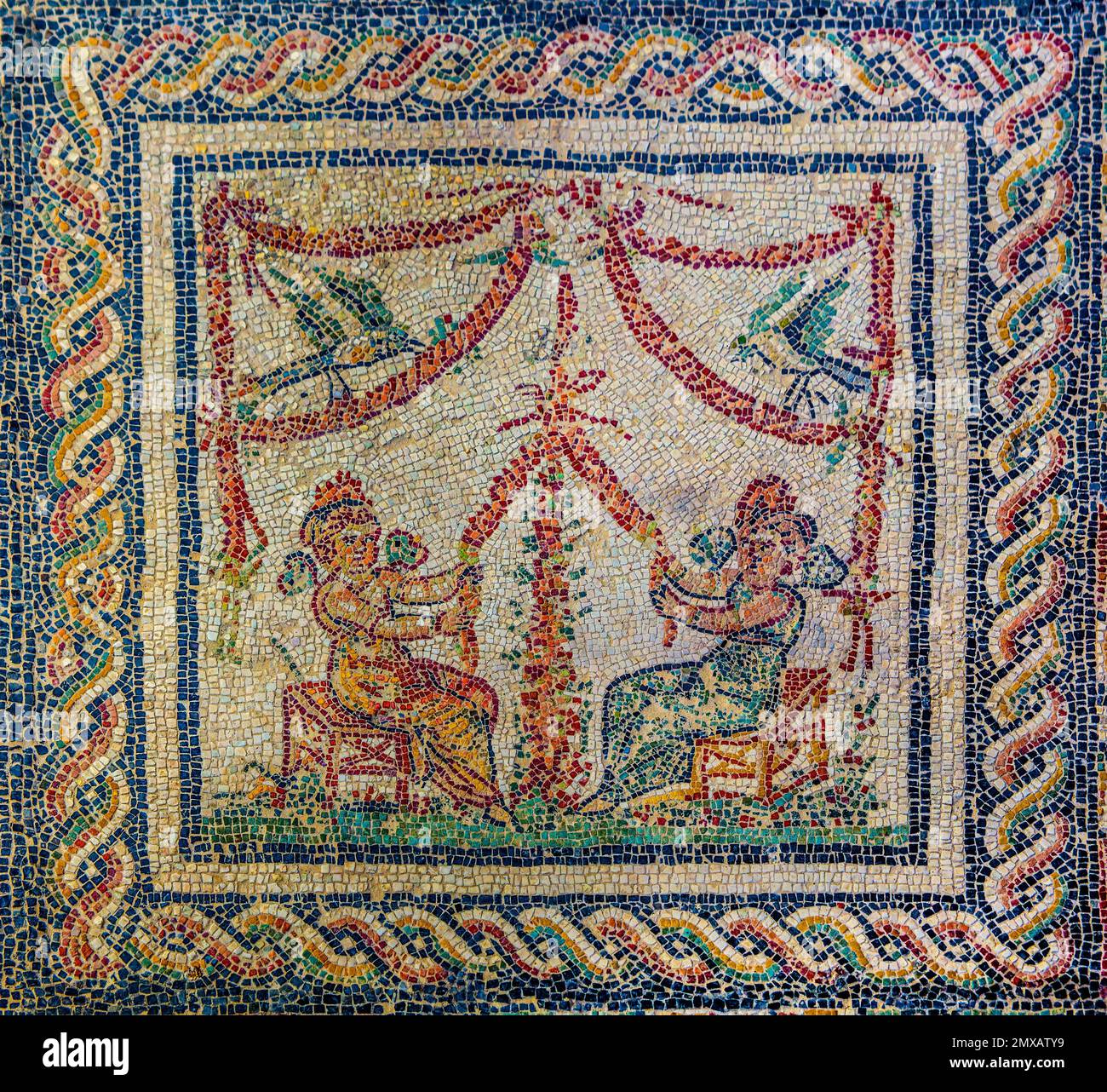 Roman villa with wonderful mosaic floors, 1st5th century AD Desenzano