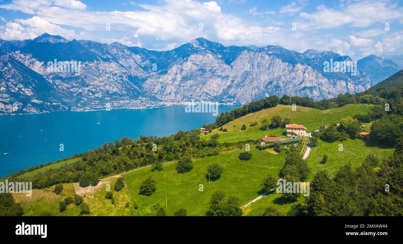 Monte Baldo 30 Kilometre Long Mountain Ridge Approx 2000 Metres High 