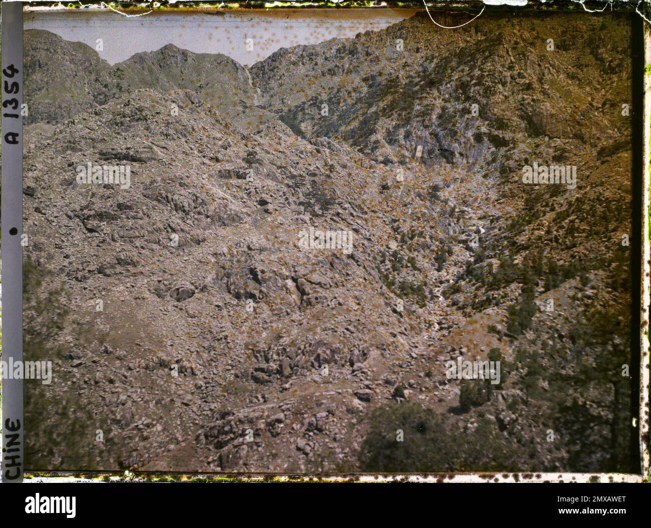 Taishan massif, China seen from the massif , 1913 - China - Stéphane ...