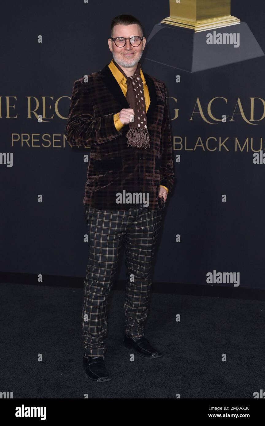 Jake Morelli arrives at the Black Music Collective on Thursday, Feb. 2