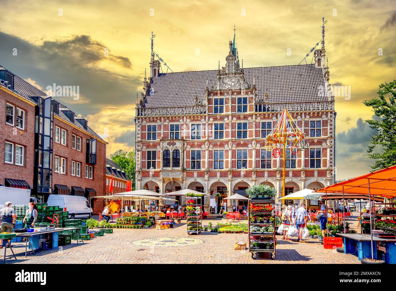 Old city of Bocholt, NRW, Germany Stock Photo Alamy