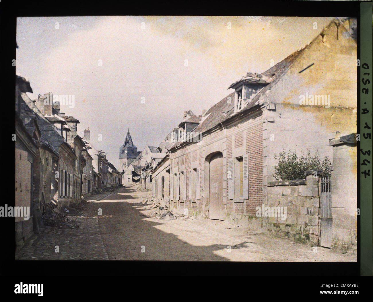 Elincourt-Sainte-Marguerite, France , 1919 - Devastated regions Oise ...