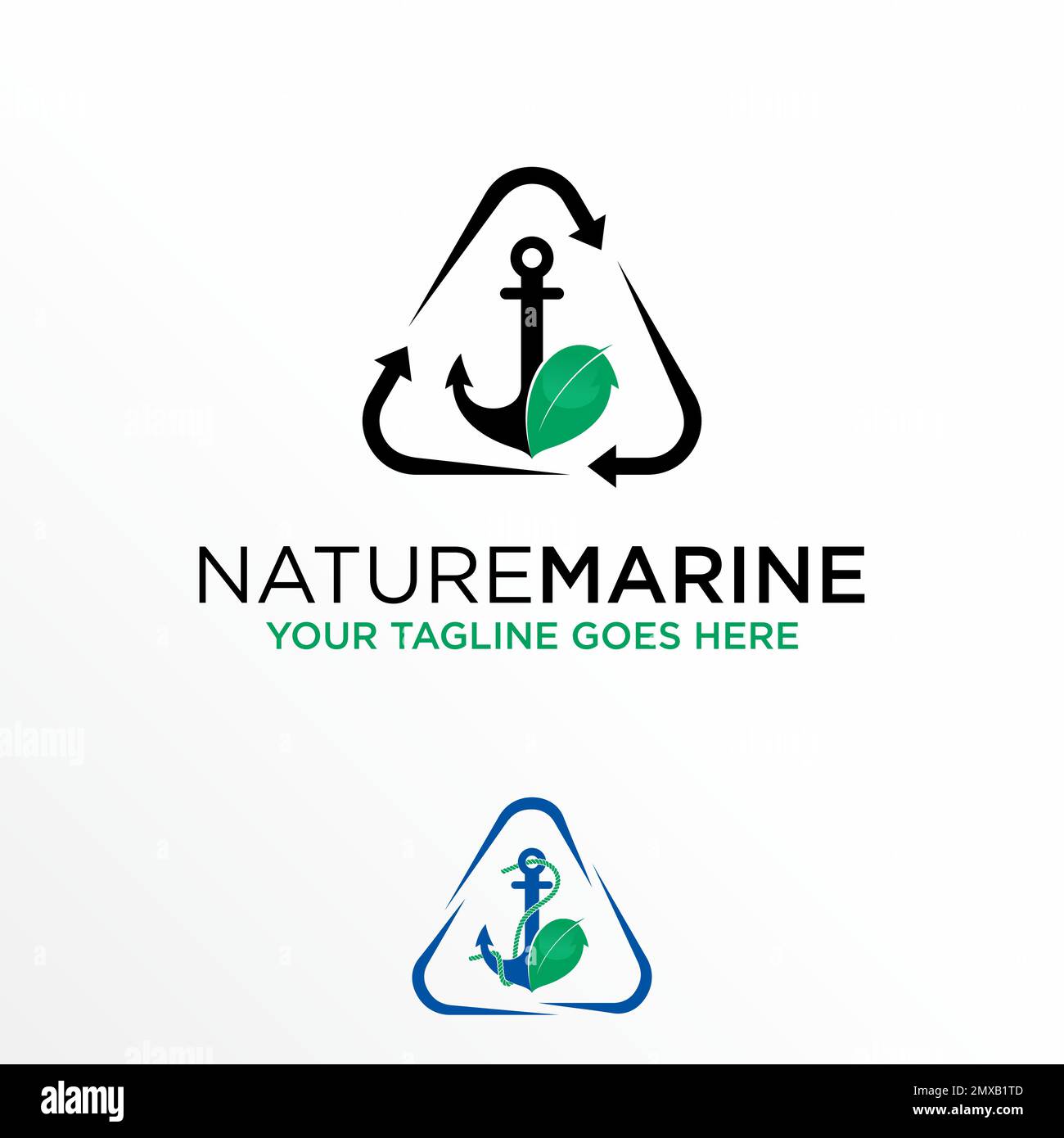 Anchor Leaf And Circle Or Triangle Recycle Arrow Image Graphic Icon anchor-leaf-and-circle-or-triangle-recycle-arrow-image-graphic-icon