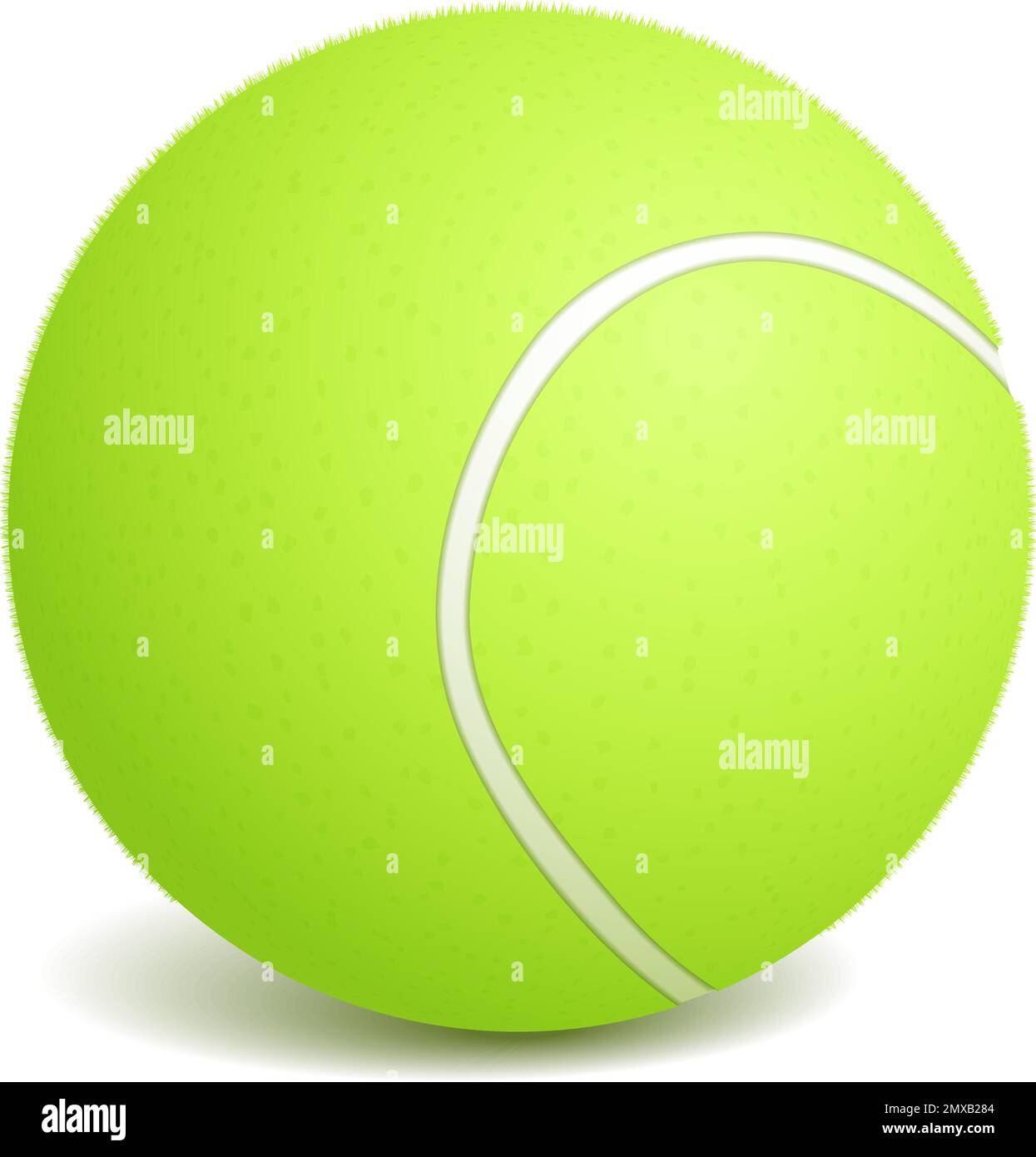 Tennis ball on white background, vector eps10 illustration Stock Vector ...