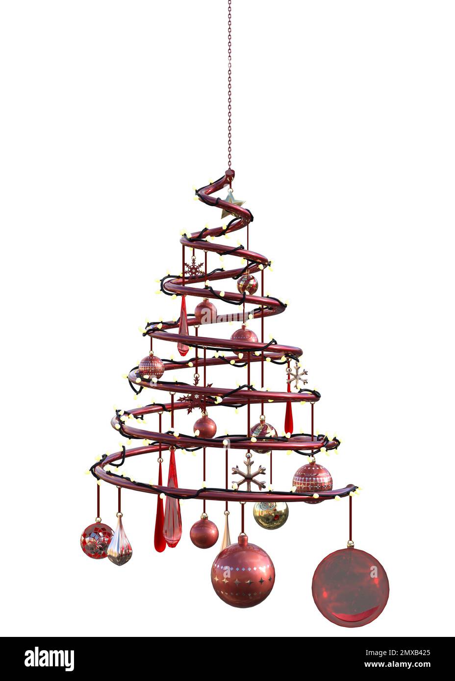 modern metal christmas tree