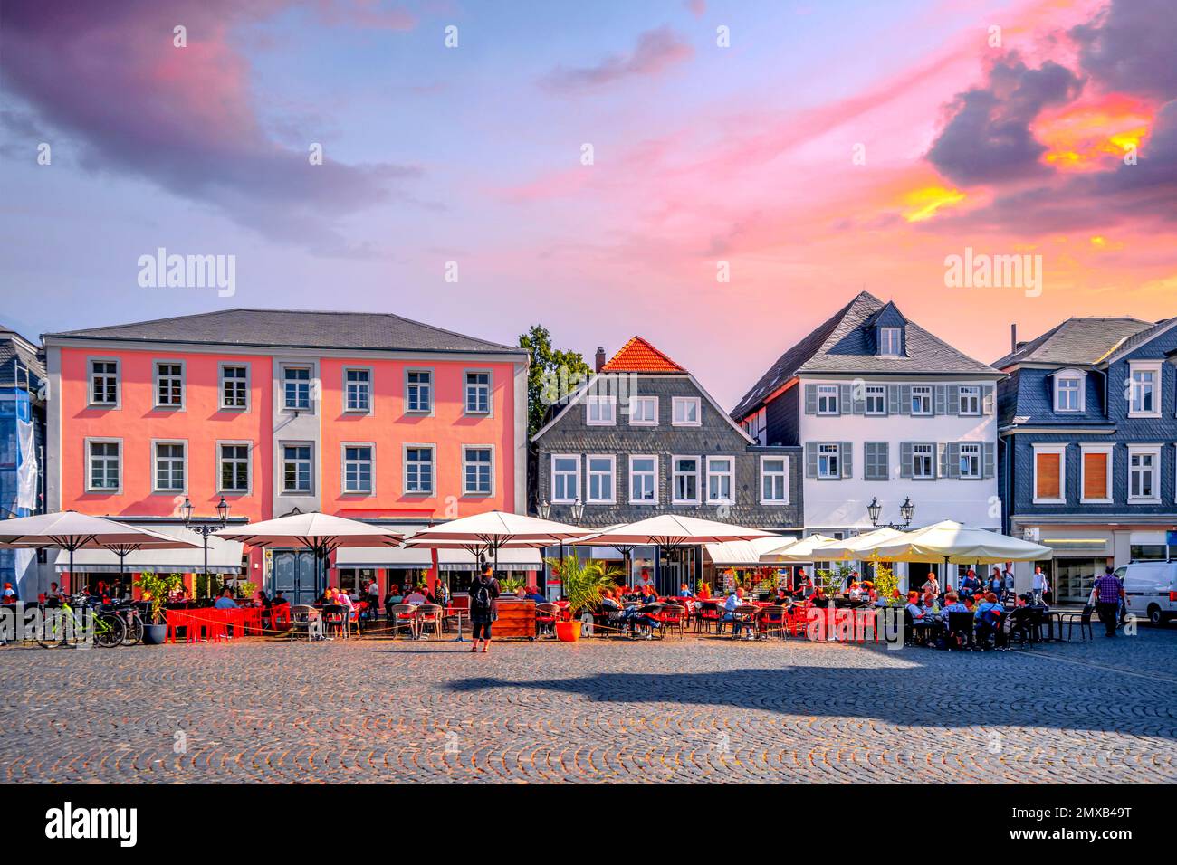Old city of Lippstadt, Germany Stock Photo