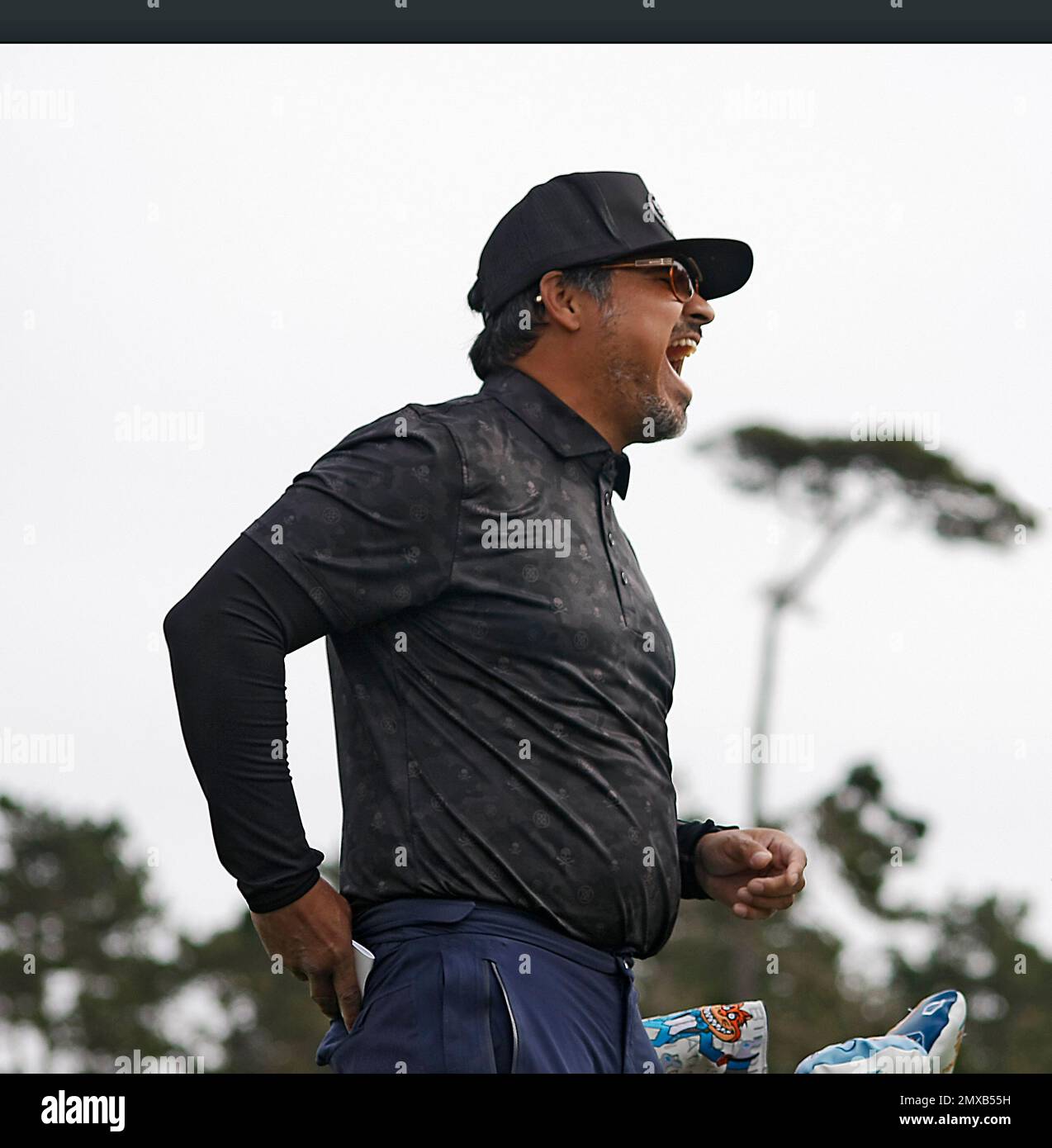 Pebble Beach, CA, USA. 2nd Feb, 2023. Michael Pena at Spyglass Hill during the first round at the AT&T Pro-Am PGA Golf Tournament, at Pebble Beach links Credit: Motofoto/Alamy Live News Stock Photo