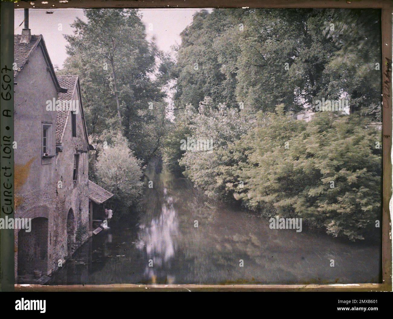 Chartres, France Lavoirs on the edge of the Eure, shooting probably ...