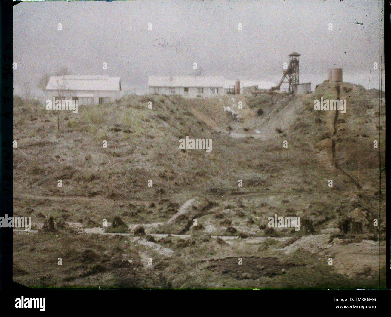 Factory workshop mining resources tower rubble habitat architecture ...