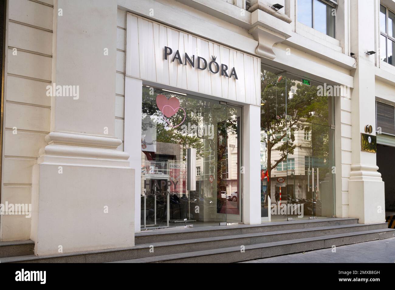 Hanoi, Vietnam, January 2023. External view of the Pandora luxury brand  store in the city center Stock Photo - Alamy