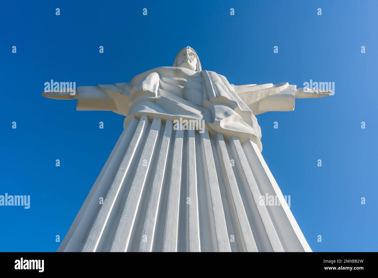 Detail 12meterhigh statue of Jesus Christ is a copy of a similar sculpture in Rio de Janeiro