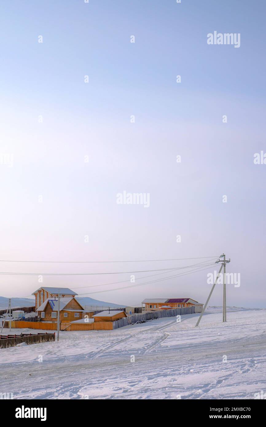 landscape of winter Stock Photo