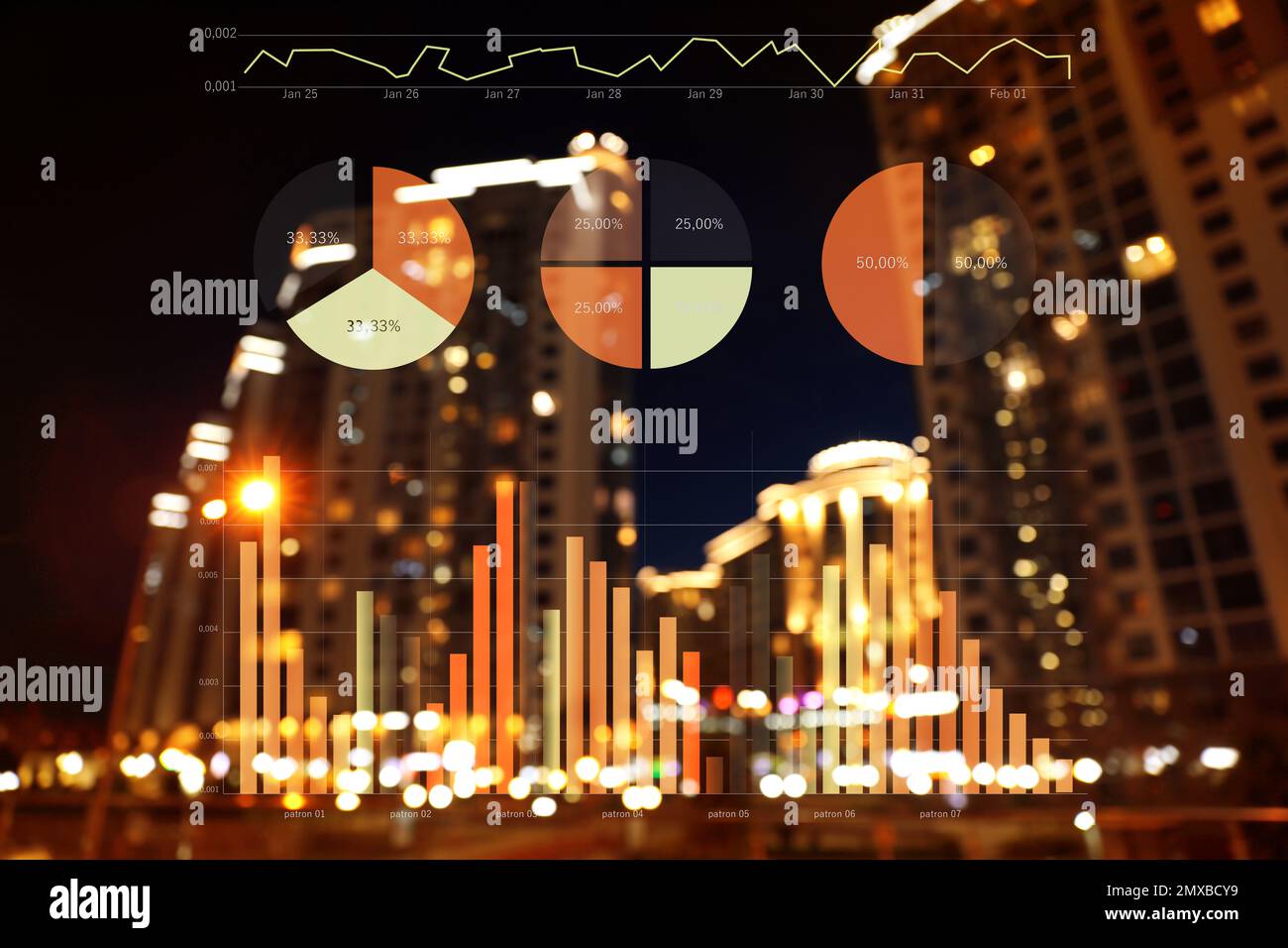 Cityscape overlay hi-res stock photography and images - Alamy