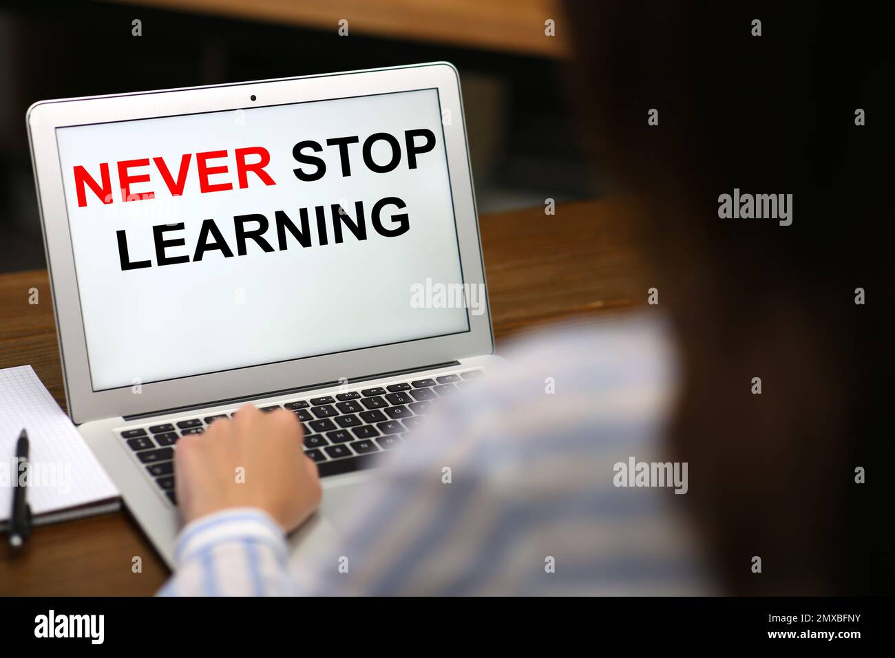 Never stop learning hi-res stock photography and images - Alamy