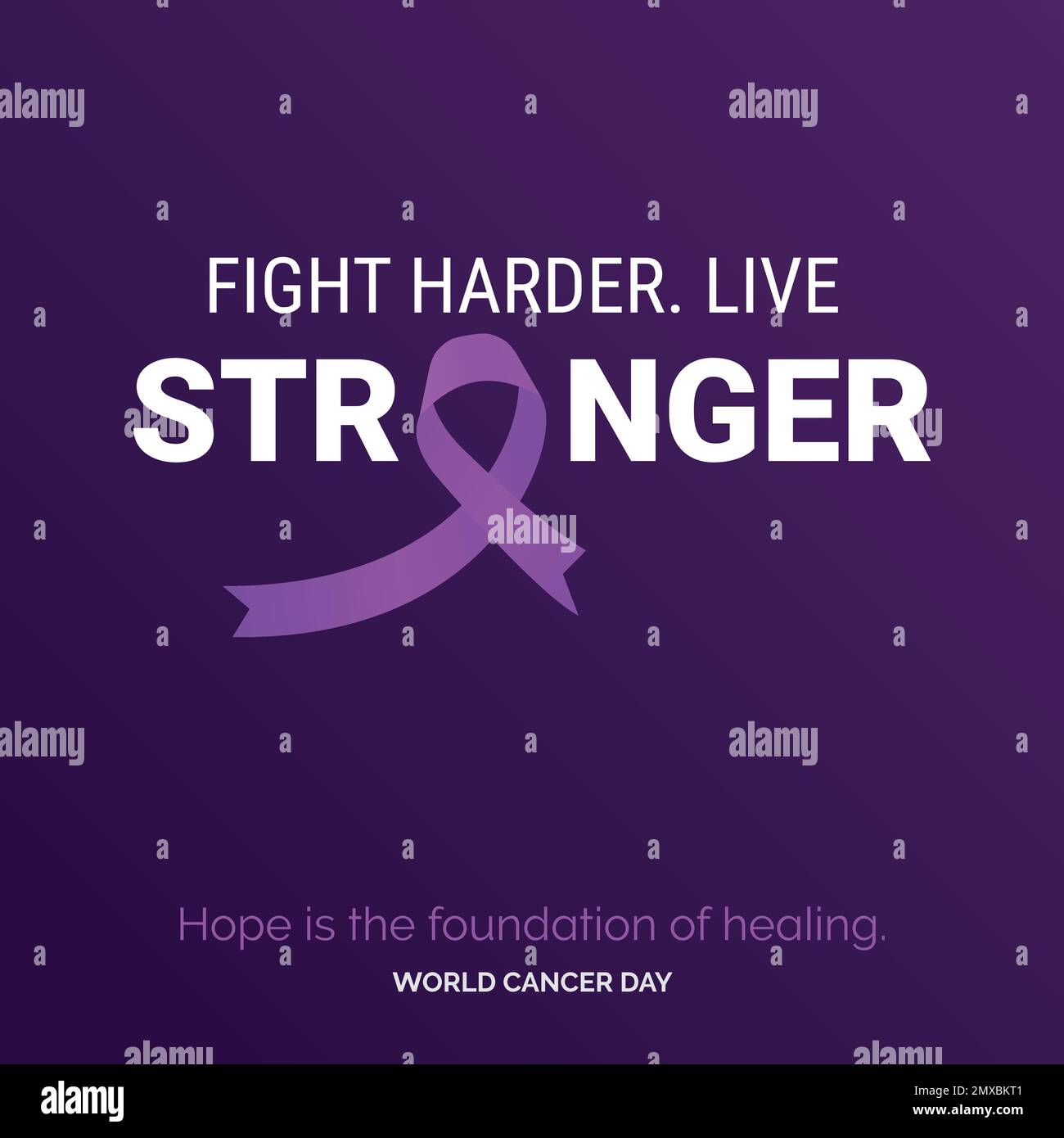 Fight Harder Ribbon Typography. Live Stronger Ribbon Typography. Hope