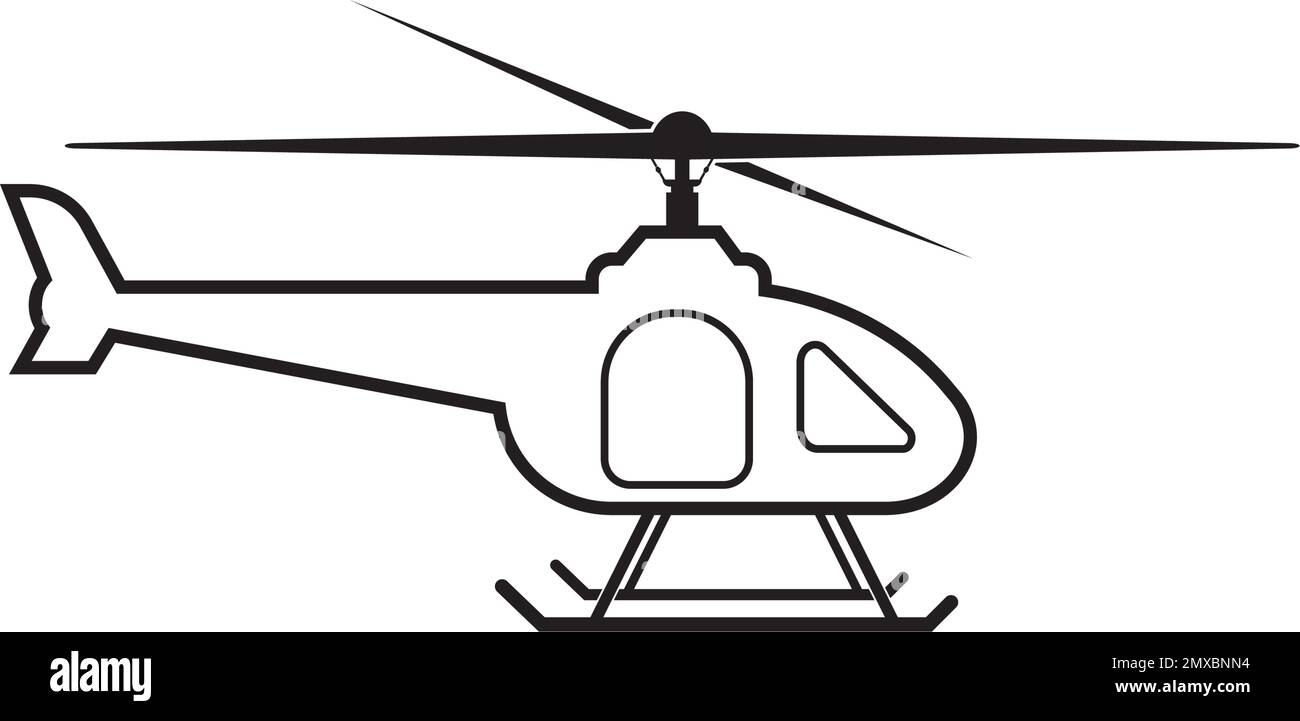 Helicopter transport icon image Black and White Stock Photos & Images ...