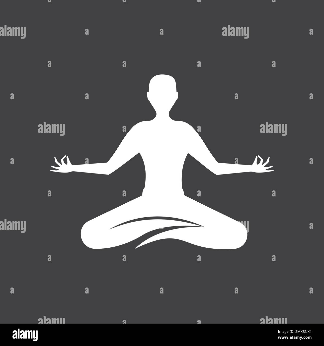 Yoga icon.Meditation icon vector illustration design symbol. Stock Vector