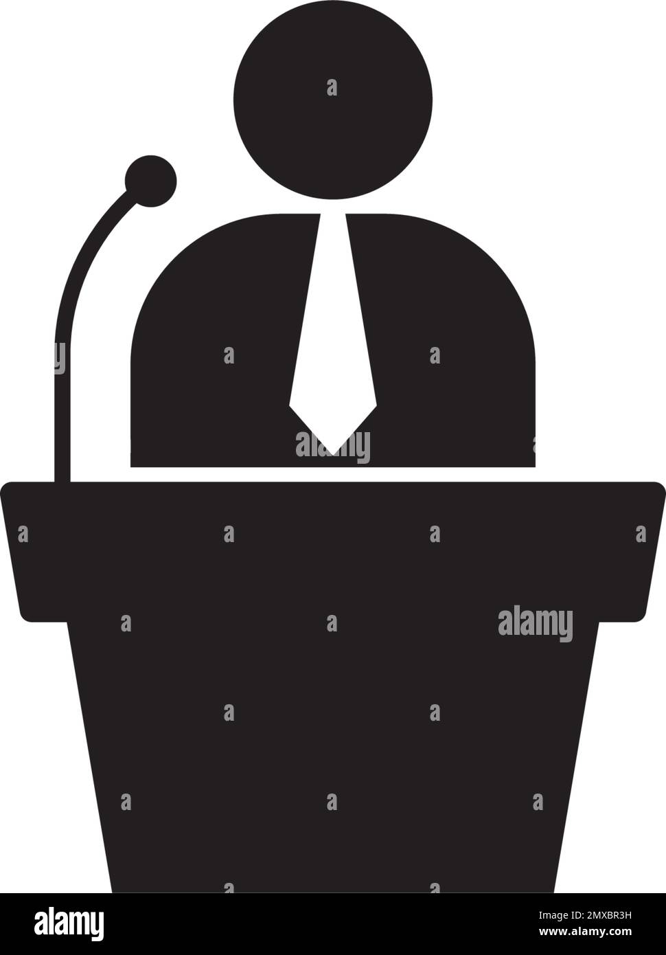 Speakers platform Stock Vector Images Alamy