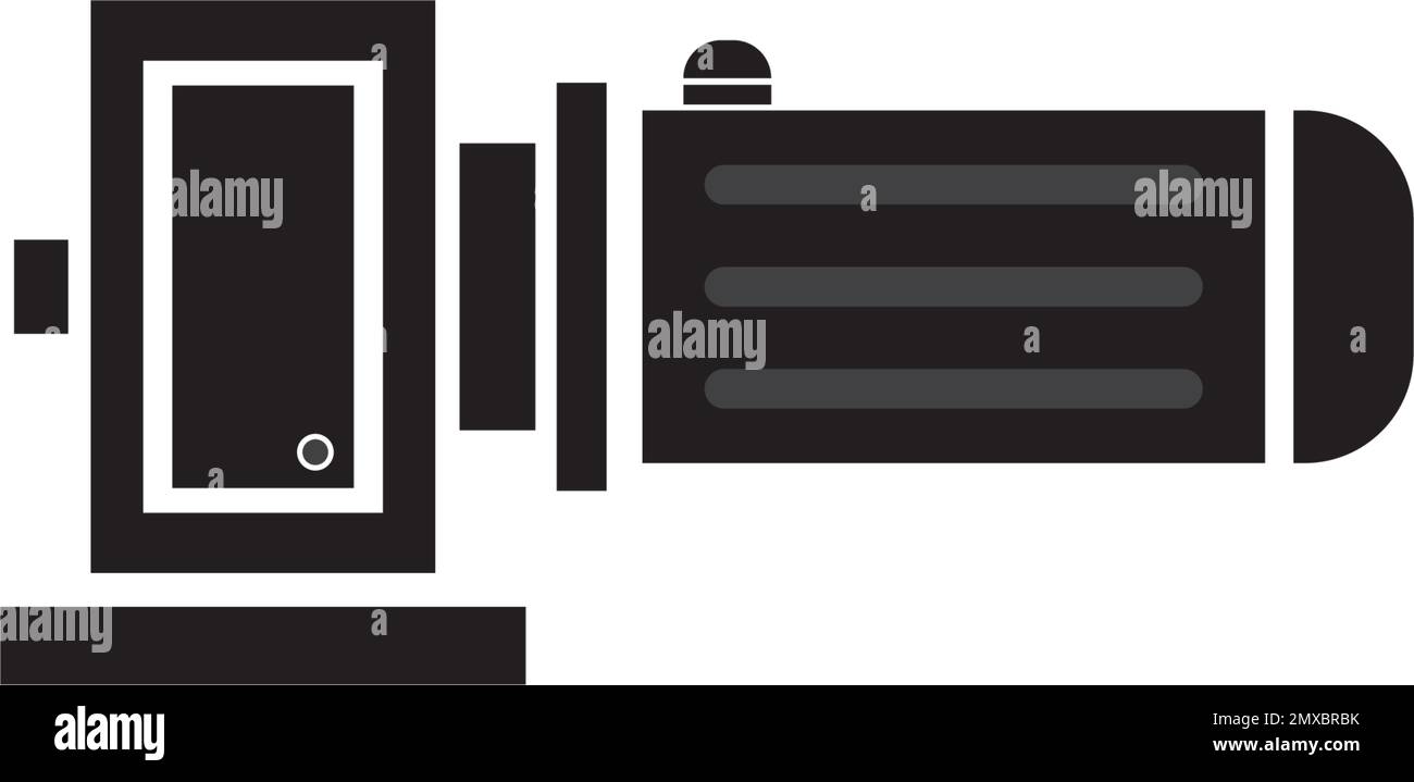 Electric motor icon vector illustration logo design Stock Vector Image ...