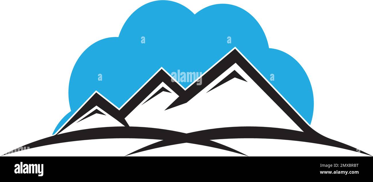 Mountain Logo icon vector design illustration background Stock Vector ...