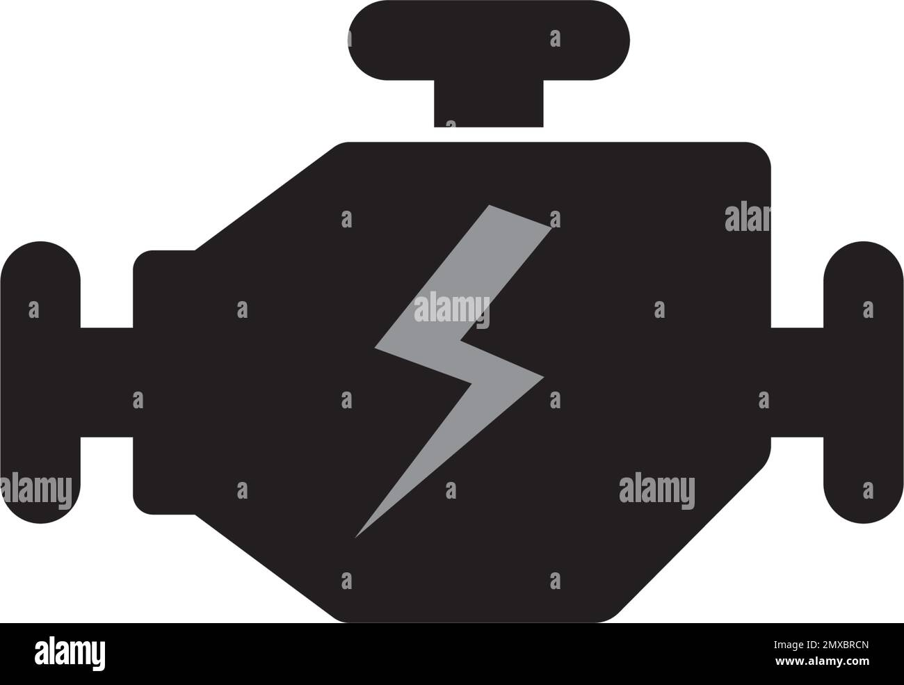 Electric motor icon vector illustration logo design Stock Vector Image