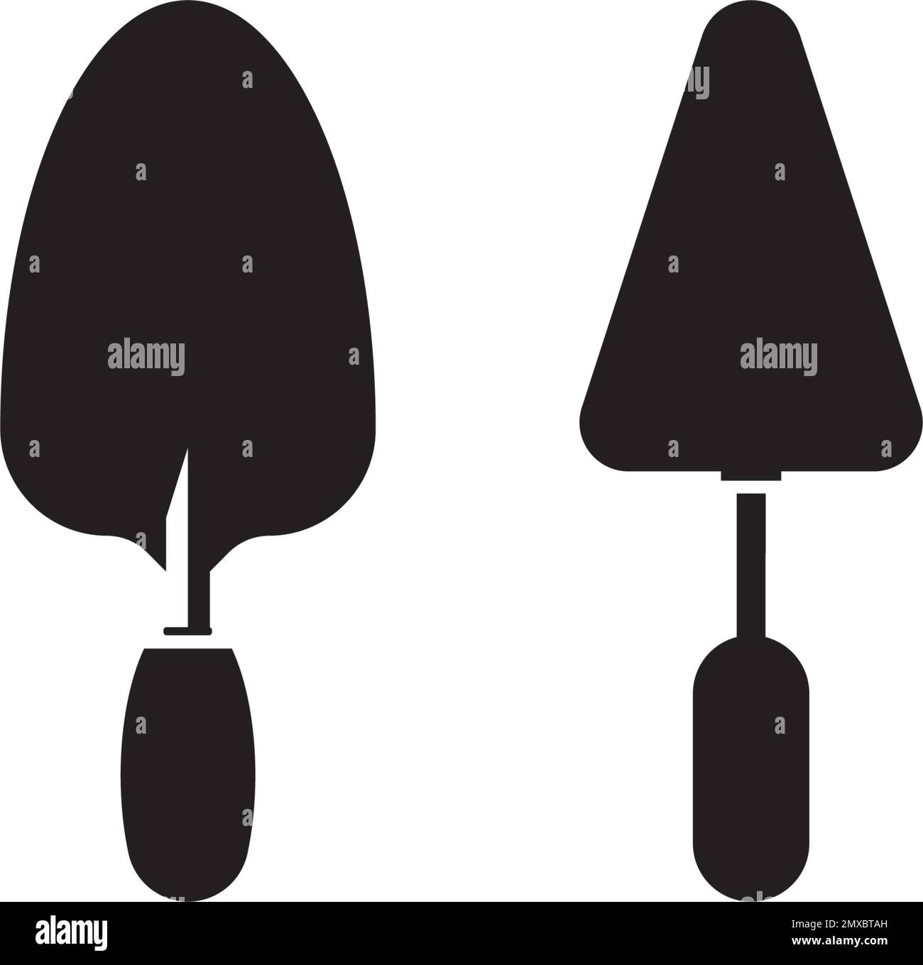 Shovel vector icon illustration logo template Stock Vector Image & Art Alamy