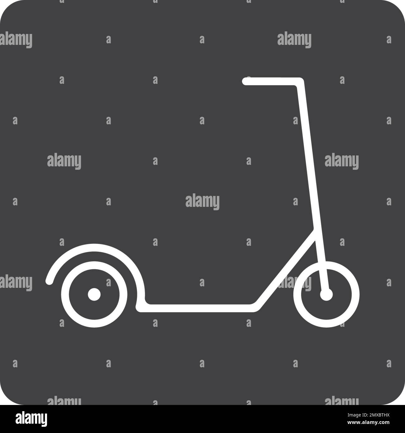 Scooter icon symbol design illustration logo template Stock Vector