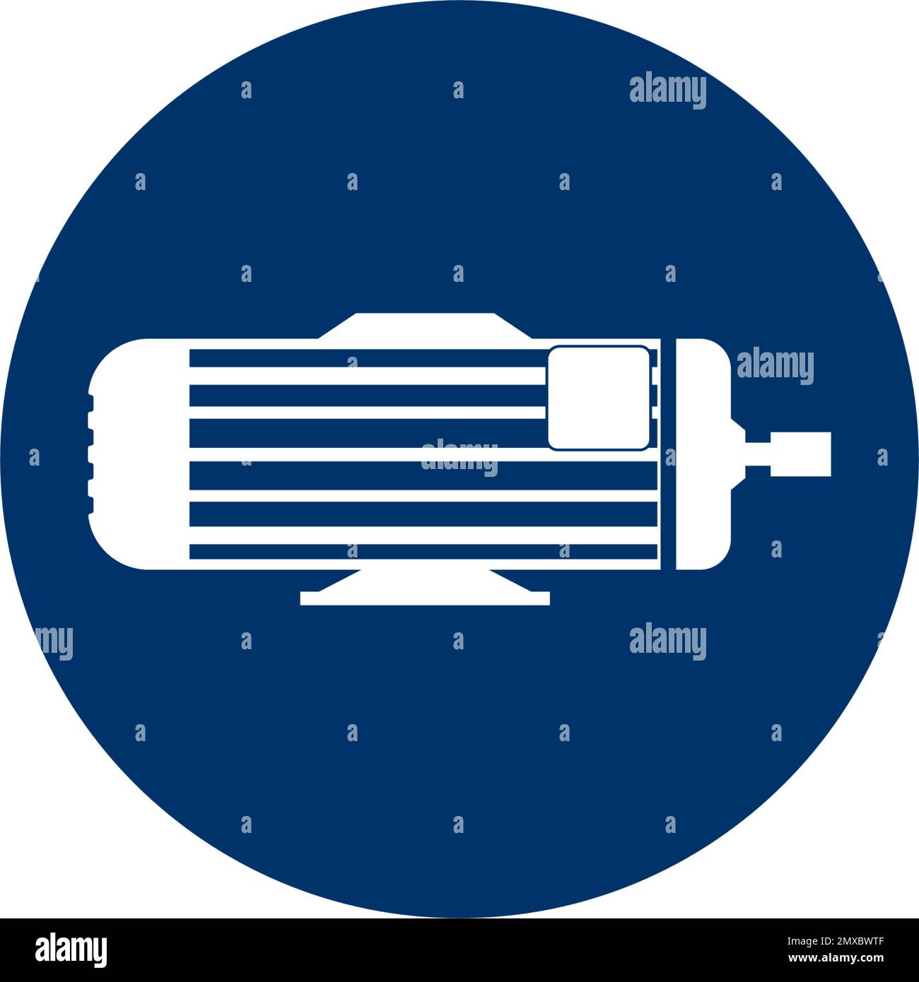 Electric motor icon vector illustration logo design Stock Vector Image & Art Alamy