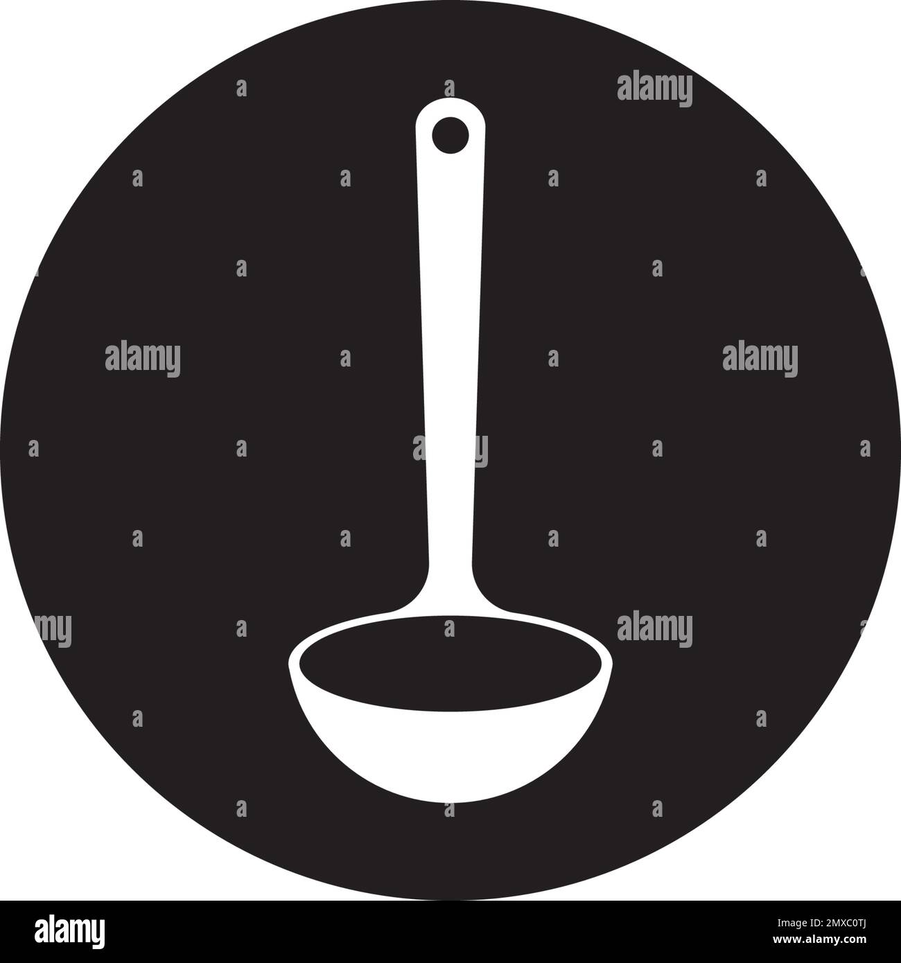 ladle icon vector illustration simple design Stock Vector Image & Art ...