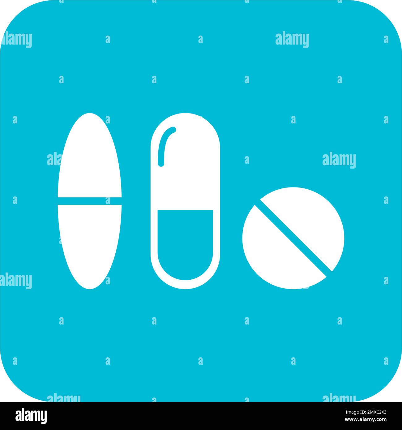 Medical pil icon vector illustration logo design. Stock Vector