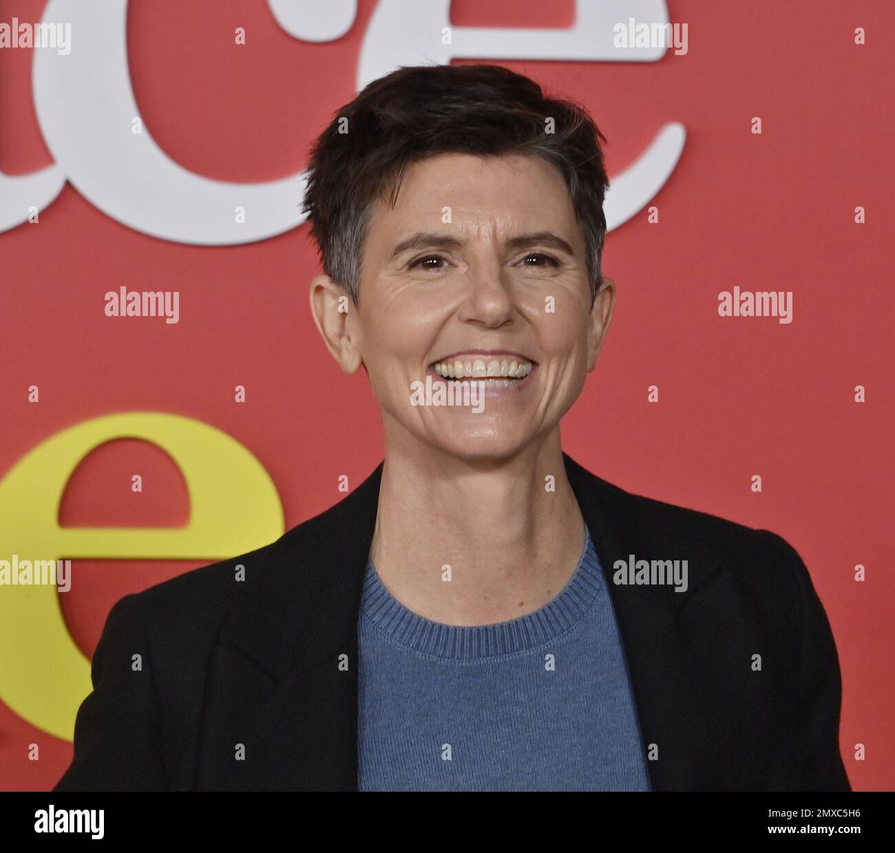 Los Angeles, United States. 02nd Feb, 2023. Cast member Tig Notaro attends the premiere of the motion picture romantic comedy 'Your Place or Mine' at the Regency Village Theatre in the Westwood section of Los Angeles on Thursday, February 2, 2023. Storyline: Two long-distance best friends change each other's lives when she decides to pursue a lifelong dream and he volunteers to keep an eye on her teenage son. Photo by Jim Ruymen/UPI Credit: UPI/Alamy Live News Stock Photo