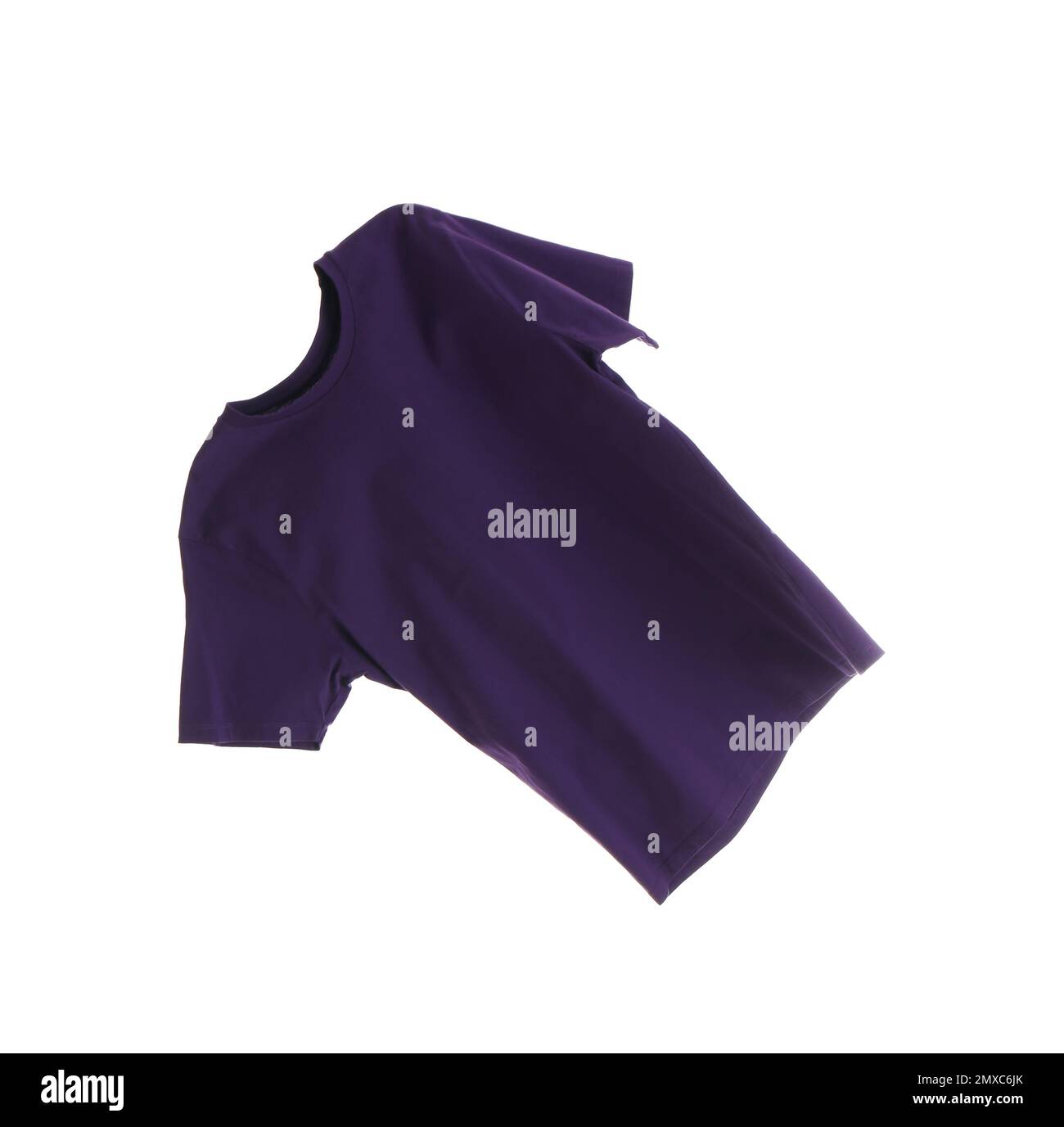 Printed Solid White Fabric with Purple and Blue Micro Pattern Classic Custom Shirt main image 0