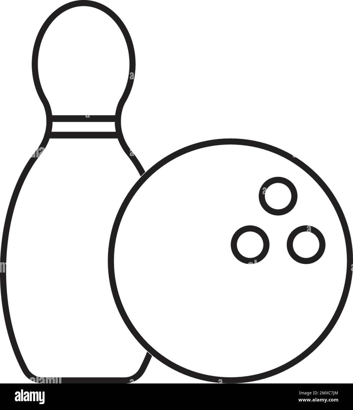 Bowling logo vector symbol illustration design Stock Vector Image & Art ...