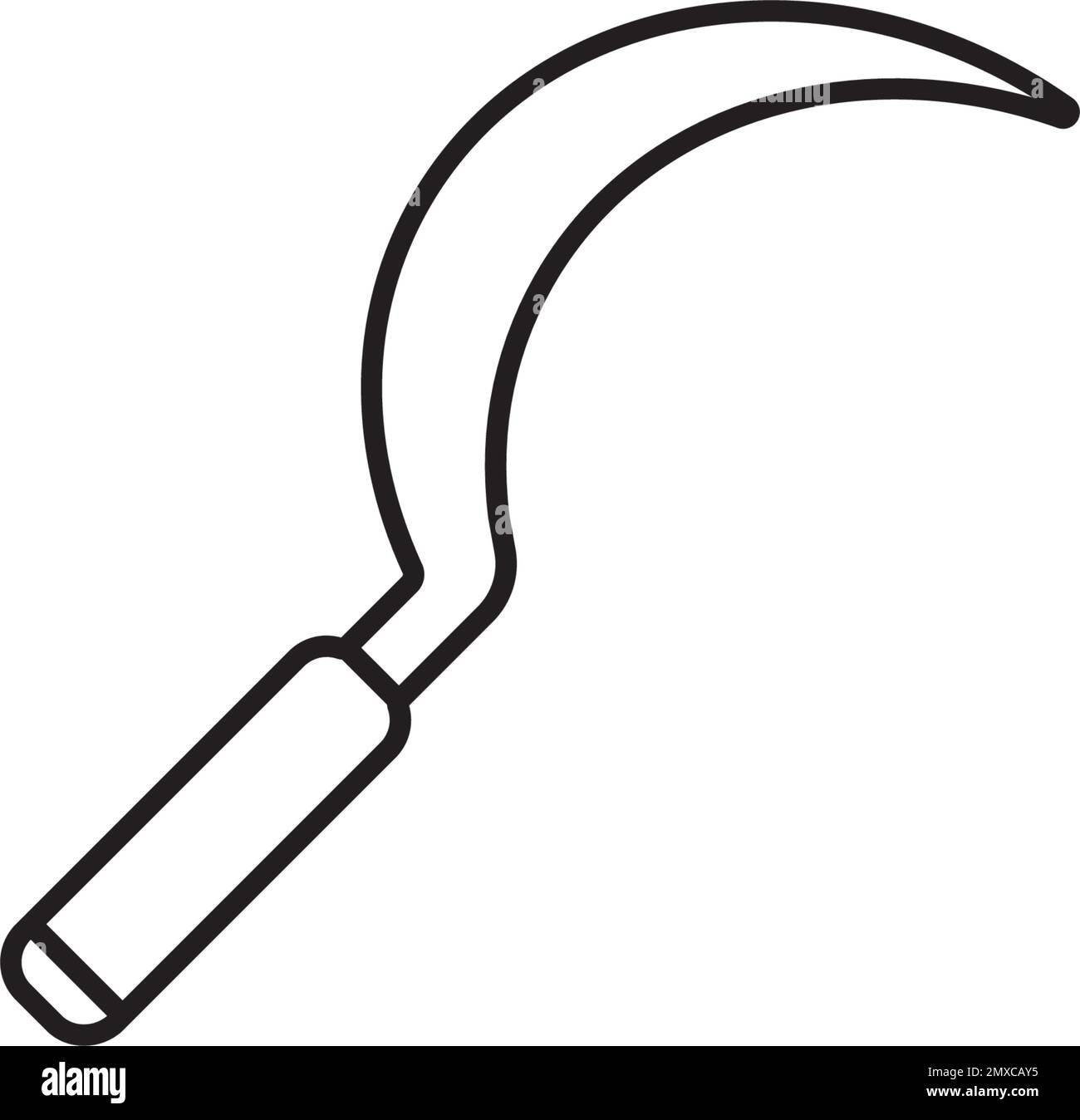 Sickle tool Black and White Stock Photos Images Alamy